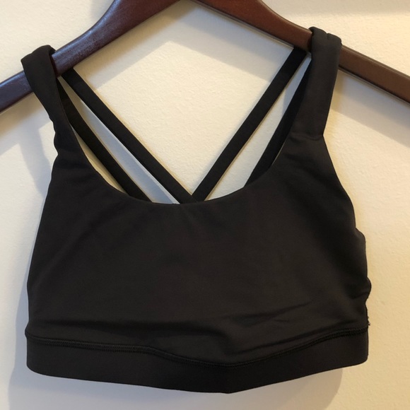 Lululemon Energy sports bra in black, size 6 - Picture 4 of 8